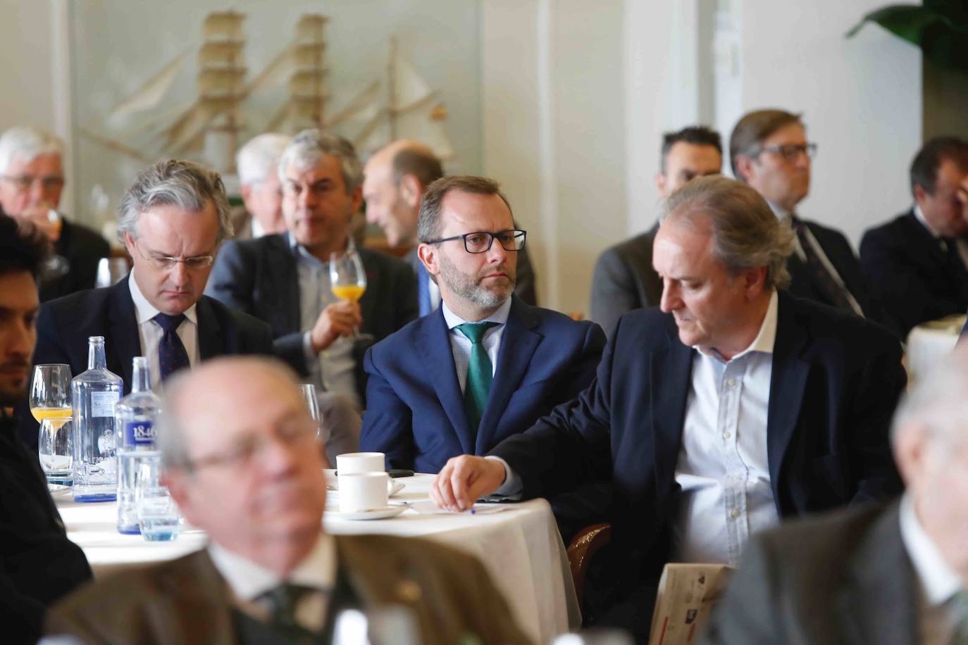 El presidente de la Confederación Española de Organizaciones Empresariales (CEOE) participa en la jornada 'Retos y oportunidades de las empresas ante el nuevo ciclo', organizada por EL COMERCIO y Liberbank