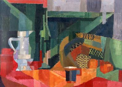 Imagen secundaria 1 - 'Tormenta en Andalucía', de Amparo Cores (Oviedo, 1929, Madrid, 2015), una de las mujeres con obra en el Museo de Bellas Artes; bodegón de Mercedes Gómez Morán del Bellas Artes (Oviedo, 1929); autorretrato de Julia Alcayde (1855-1939), propiedad de los museos de bellas artes de Gijón, que este mes viajará al Museo del Prado.