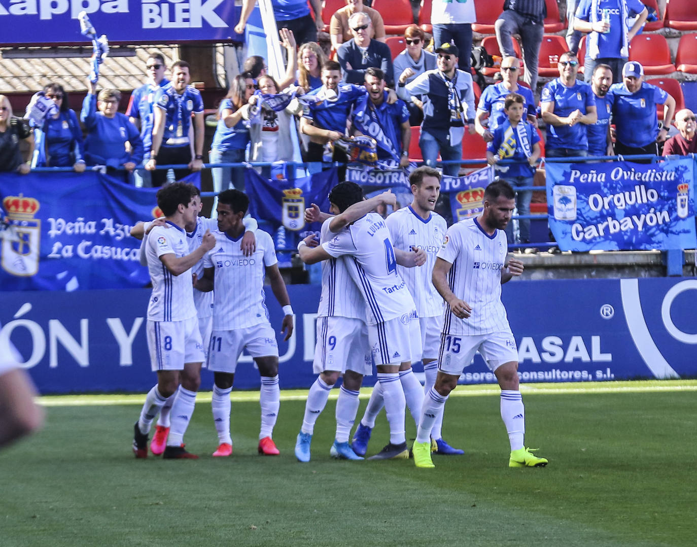 Los azules, con goles de Rodri y Sangalli, se impusieron al Extremadura en un encuentro que tuvieron controlado en todo momento