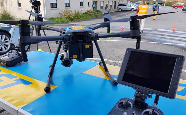 Drones de la DGT sobrevuelan las carreteras de Asturias este fin de semana