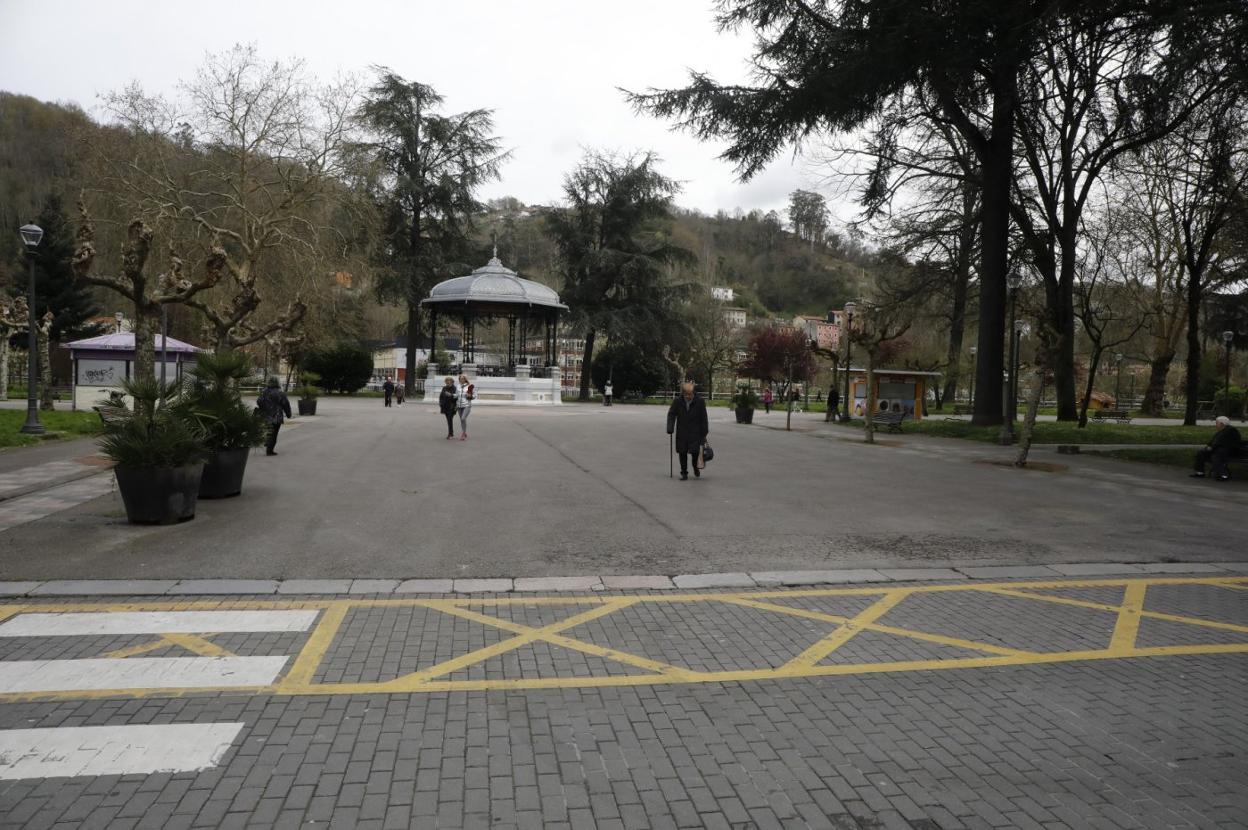 La zona del parque Dorado donde tuvo lugar la pelea. 