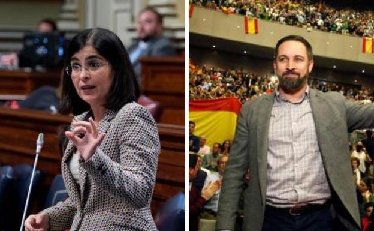 Carolina Darias y Santiago Abascal. 