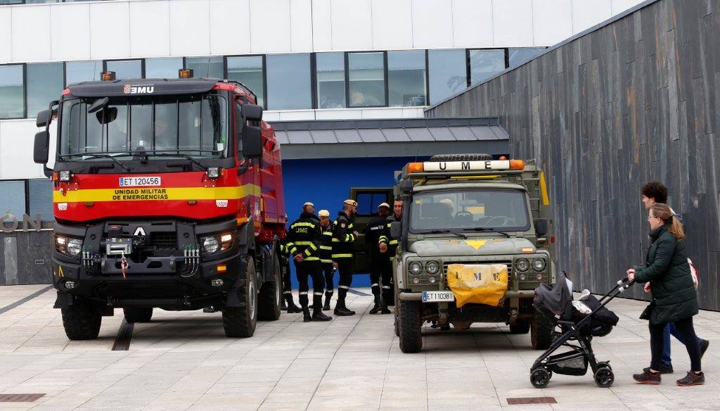 Los integrantes de la UME tendrán como una de las labores fundamentales la limpieza de edificios y zonas de uso público como estasciones de tren o autobús