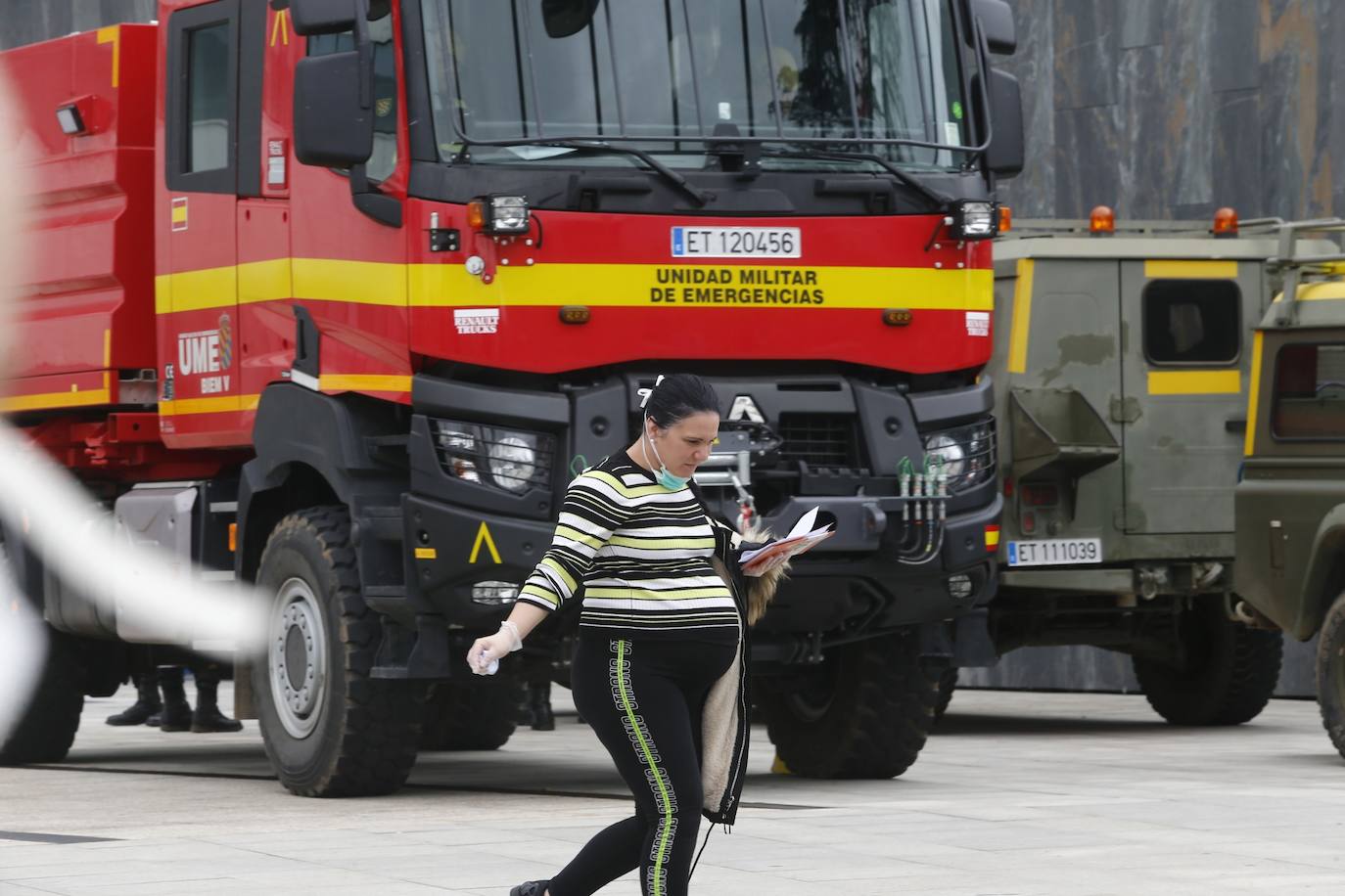 Los integrantes de la UME tendrán como una de las labores fundamentales la limpieza de edificios y zonas de uso público como estasciones de tren o autobús