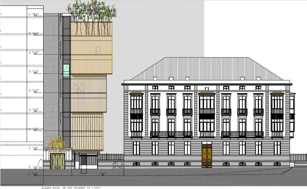 La imagen del nuevo edificio que se proyecta.