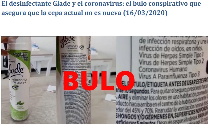 Es un bulo la teoría conspirativa que sostiene que la actual cepa de coronavirus no es nueva. 