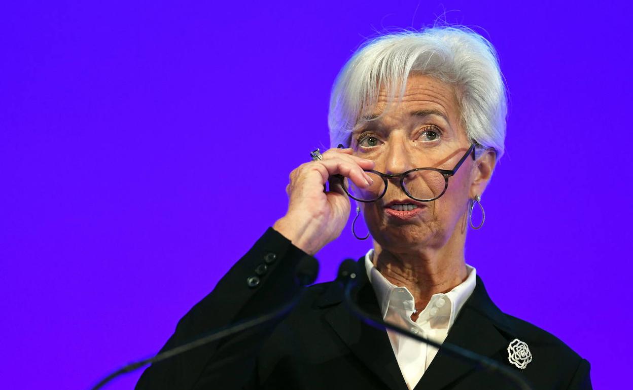 La presidenta del Banco Central Europeo, Christine Lagarde.