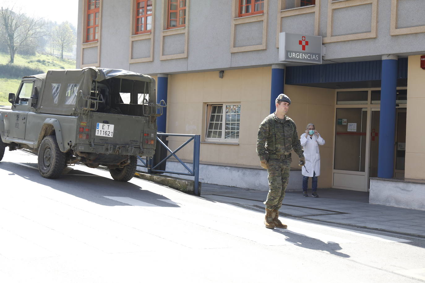 Militares desplegados en Asturias para reforzar la seguridad durante el Estado de Alarma