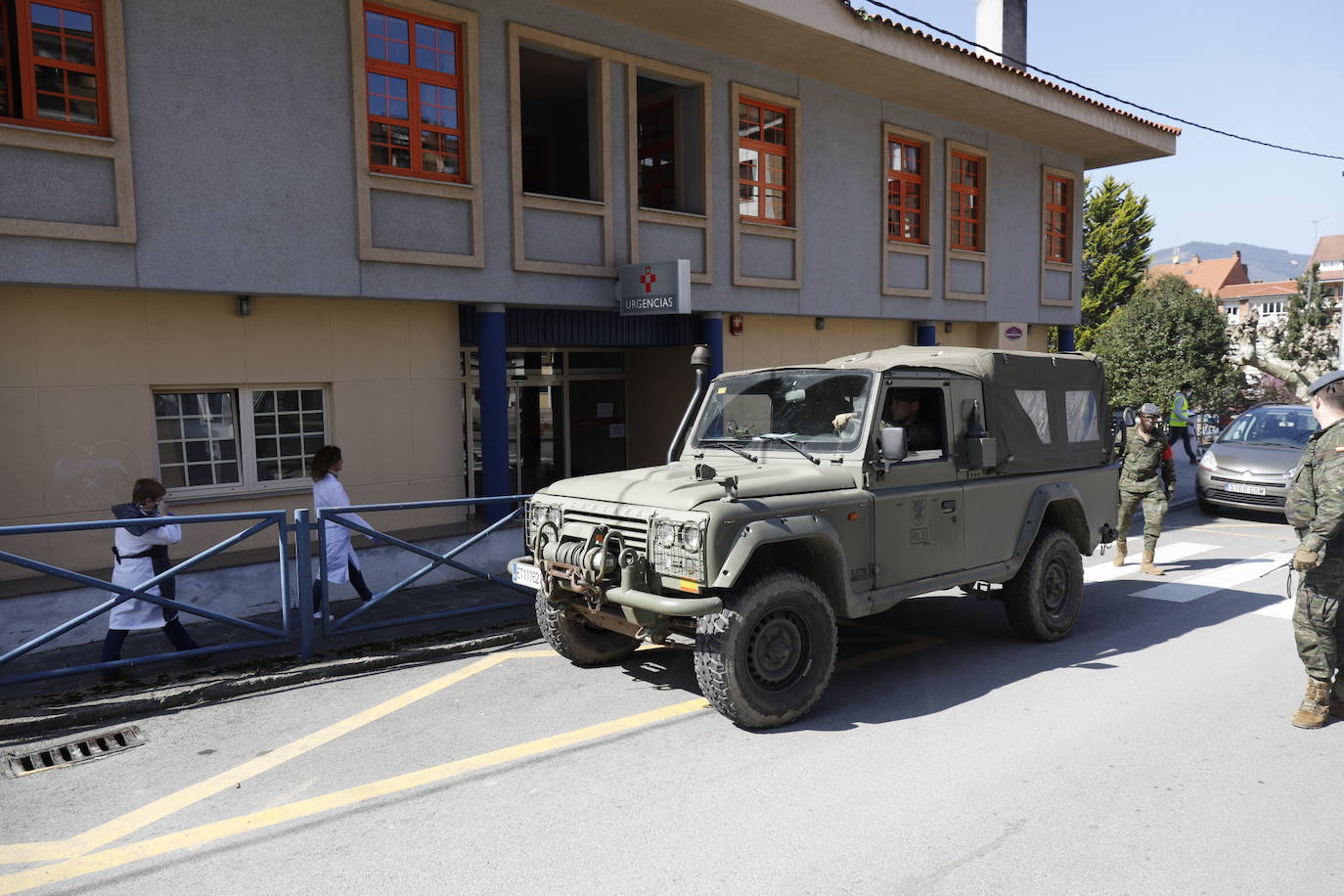 Militares desplegados en Asturias para reforzar la seguridad durante el Estado de Alarma