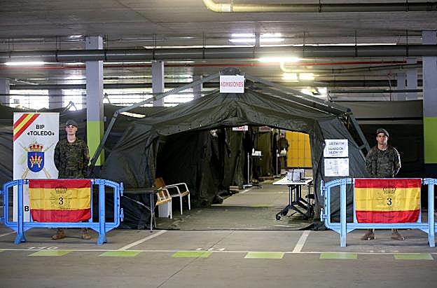 La nueva Unidad Militar de Emergencias quedó ayer lista para entrar en servicio. 