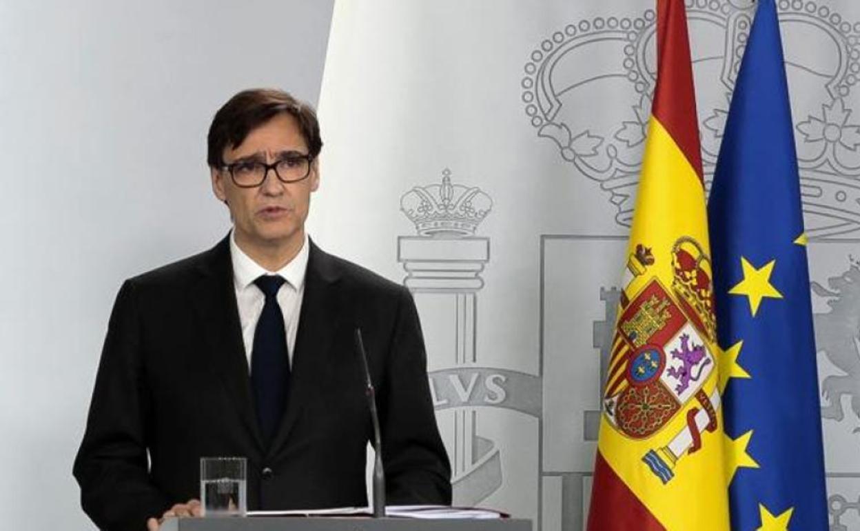 El ministro de Sanidad, Salvador Illa.