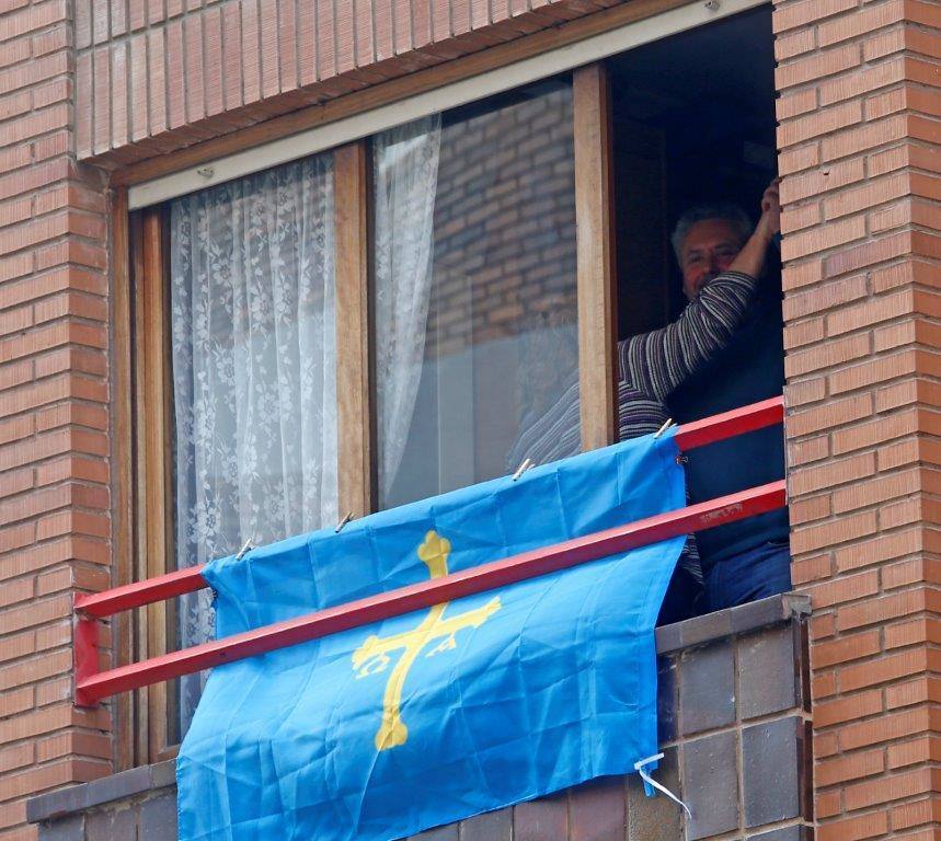 Fotos: El derbi en los balcones