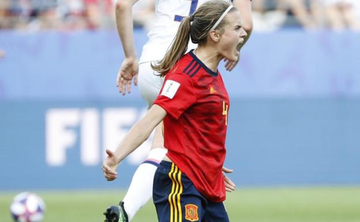 Irene Paredes, una de las capitanas de la selección española de fútbol. 