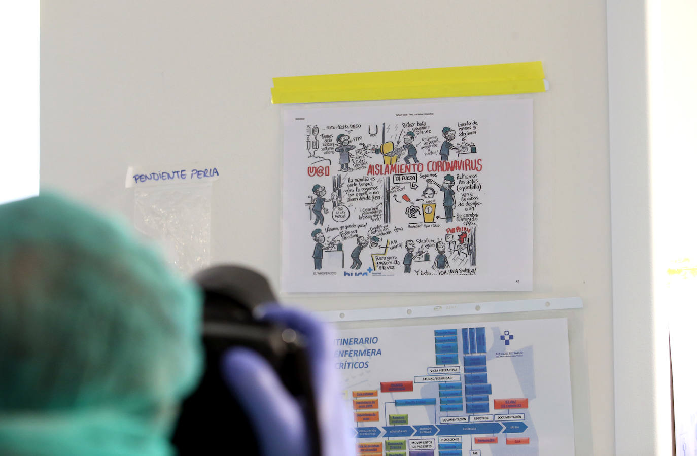 Los casos más graves de la pandemia del coronavirus en Asturias recaen sobre sus espaldas. Son los profesionales la Unidad de Cuidados Intensivos (UCI) del Hospital Universitario Central de Asturias. Ellos viven en directo las historias más dramáticas que deja el COVID-19 en la región pero también los casos más esperanzadores. Porque son muchos quienes, pese a las situaciones más delicadas, vencen al virus y salen de la unidad entre aplausos. EL COMERCIO ha llevado su objetivo este escenario para conocer el intenso y heroico trabajo de sus profesionales. Así es su día a día.