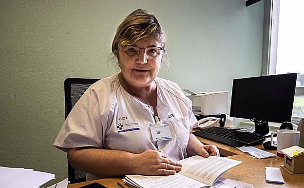 La jefa de la UCI de Cabueñes, Maite Antuña.