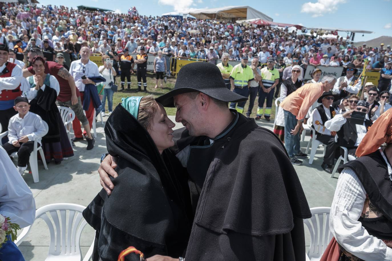 La boda vaqueira en la baraña de Aristébano celebrada en 2019. 