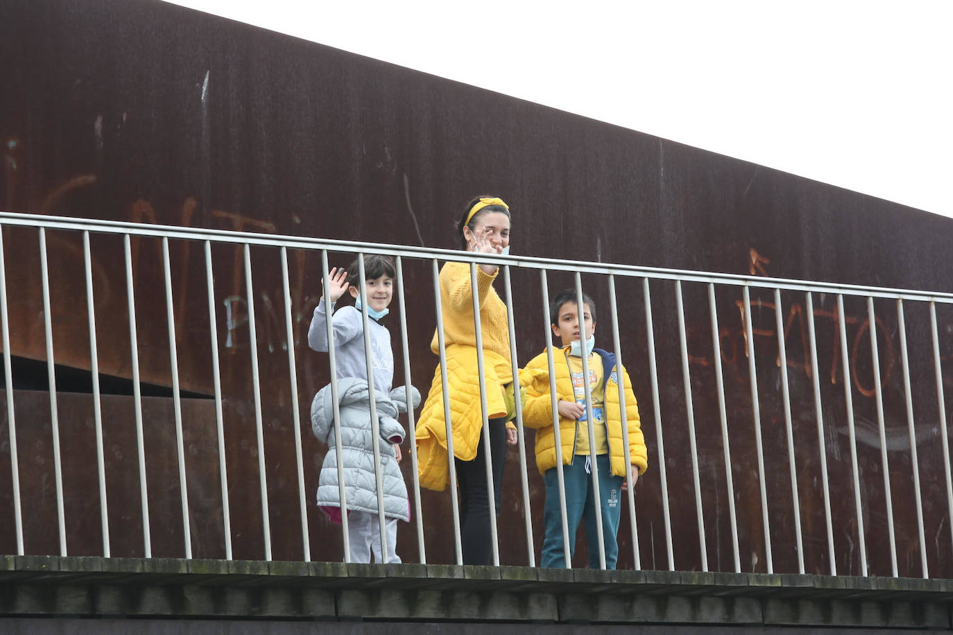 Pocos han sido los más pequeños que han salido a dar un paseo por las adversas condiciones meteorológicas