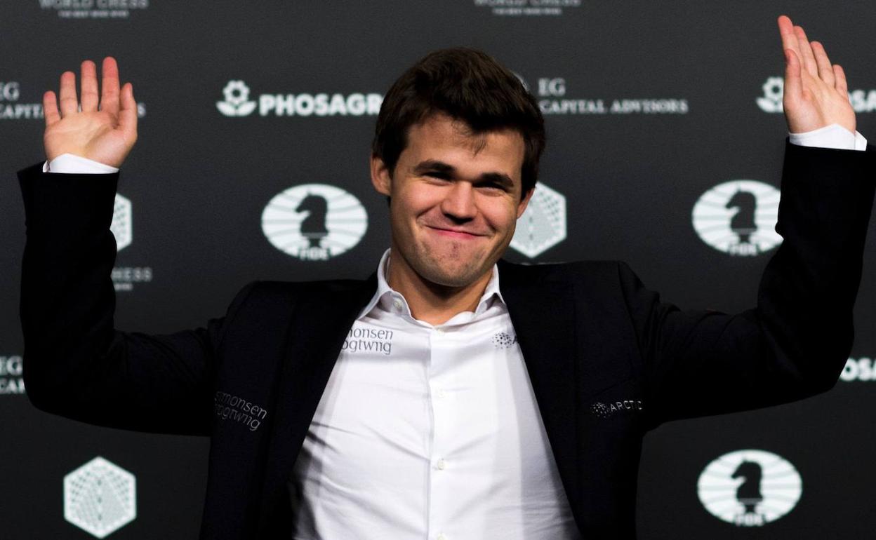 Magnus Carlsen, vencedor del primer Torneo Magnus Carlsen. 