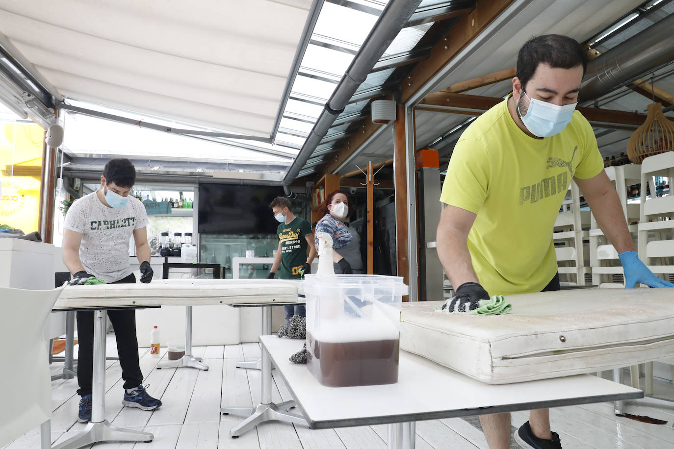 En la fase 1 las terrazas podrán abrir con una capacidad máxima del 50% respecto a su aforo habitual