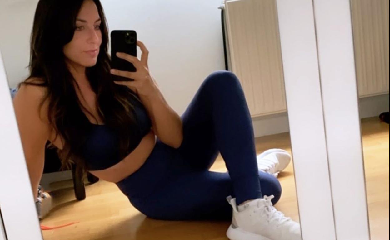 Irene Junquera se ha apuntado al entrentamiento diario en casa. 