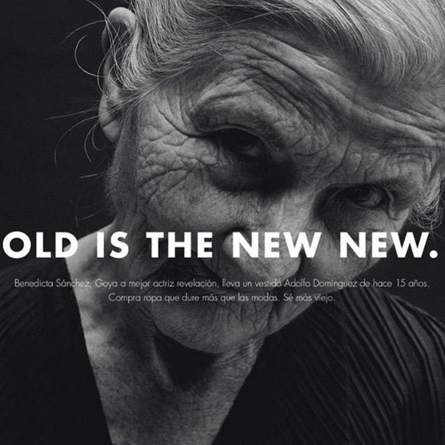 'Old is the new new' (lo viejo es lo nuevo), así es como Adolfo Domínguez dio nombre a una de sus últimas campañas de comunicación este 2020, en la que con la imagen de Benedicta Sánchez reivindicaba el protagonismo de las prendas que sobreviven al paso del tiempo.