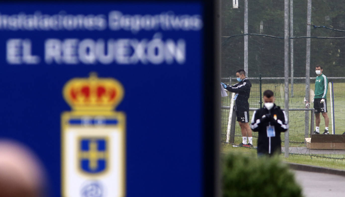 09 de mayo. Oviedo | Primer entrenamiento del Real Oviedo tras la crisis del coronavirus. 