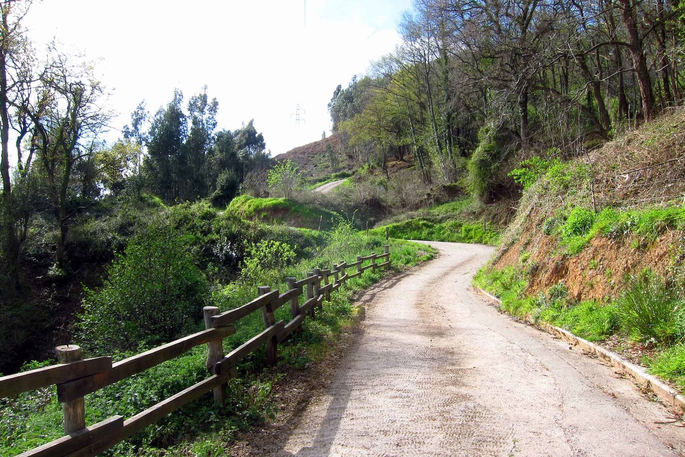 Traza del periurbano por el Naranco.