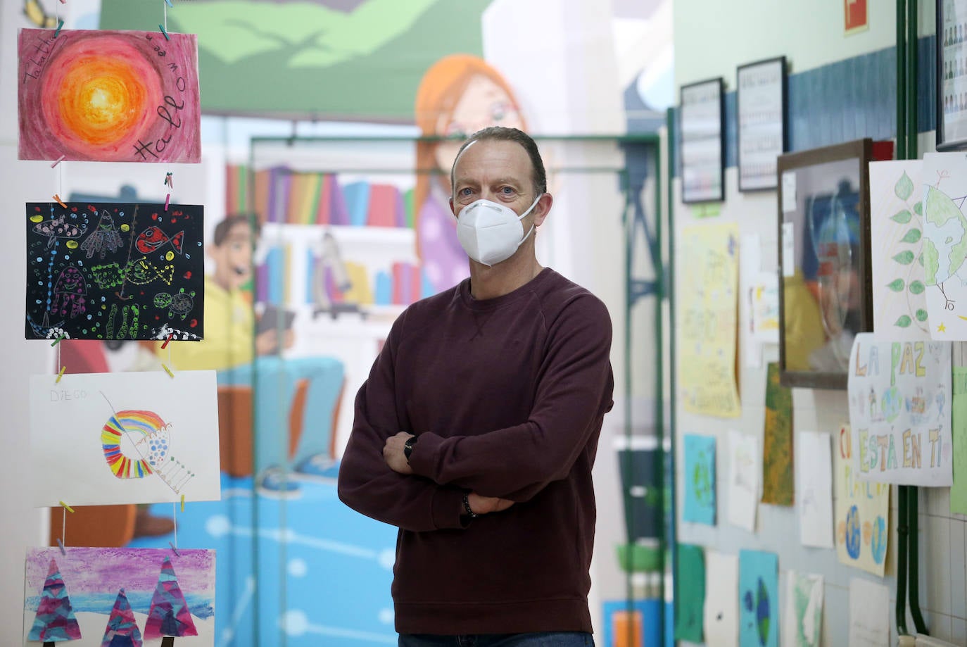 Fotos: Los centros educativos asturianos se preparan para su reapertura