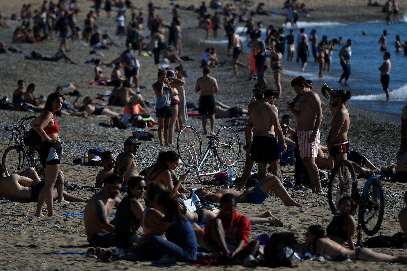 Playa en Barcelona