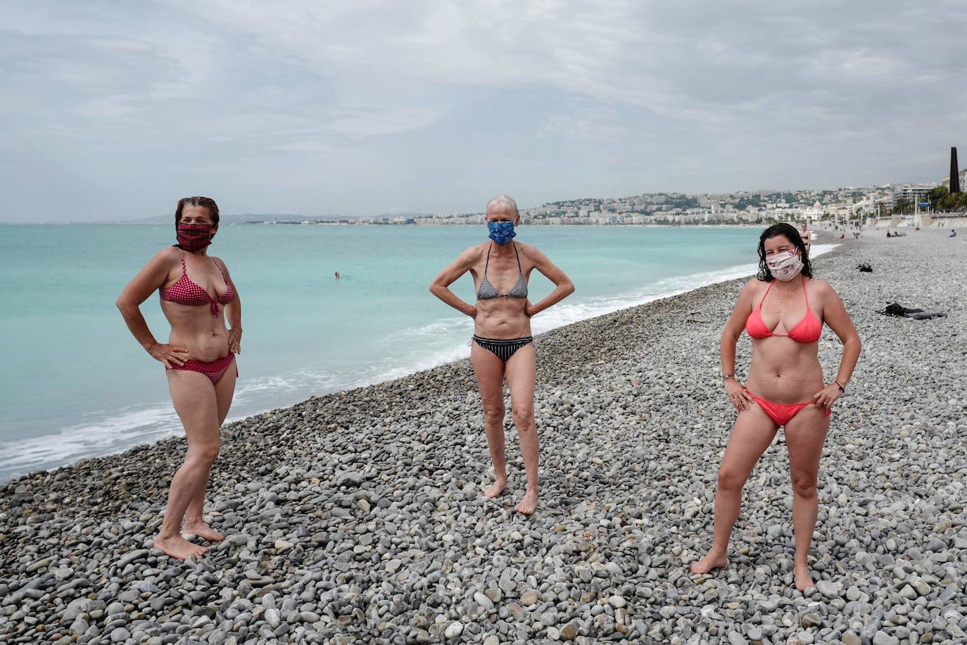 Playa en Niza, Francia