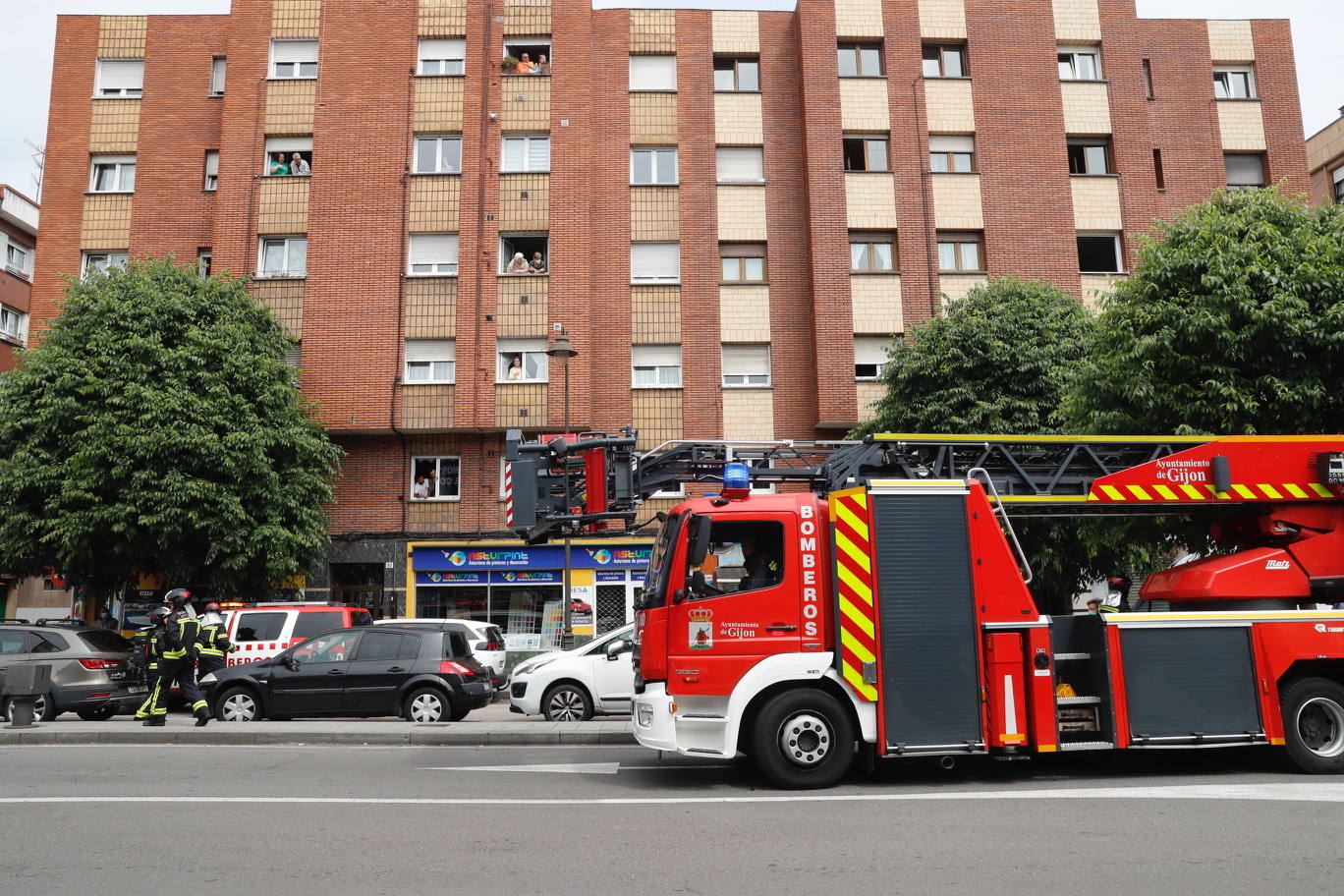 Una mujer, I. C. M., resultó herida | Presentaba síntomas de intoxicación por inhalación de humo