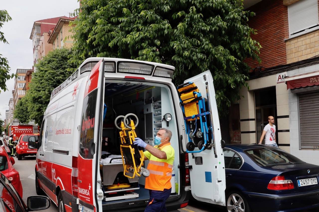 Una mujer, I. C. M., resultó herida | Presentaba síntomas de intoxicación por inhalación de humo