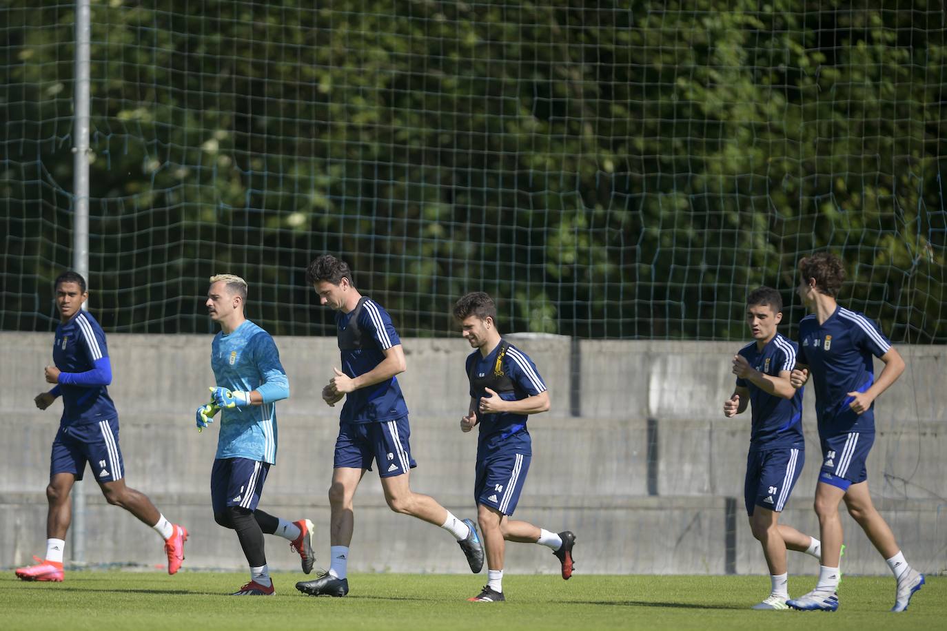 Fotos: Entrenamiento del Real Oviedo (25-5-20)