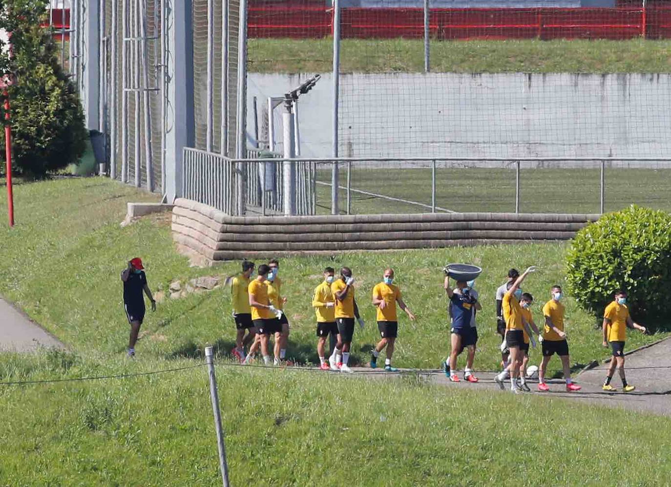 Fotos: Entrenamiento del Sporting (25-05-2020)