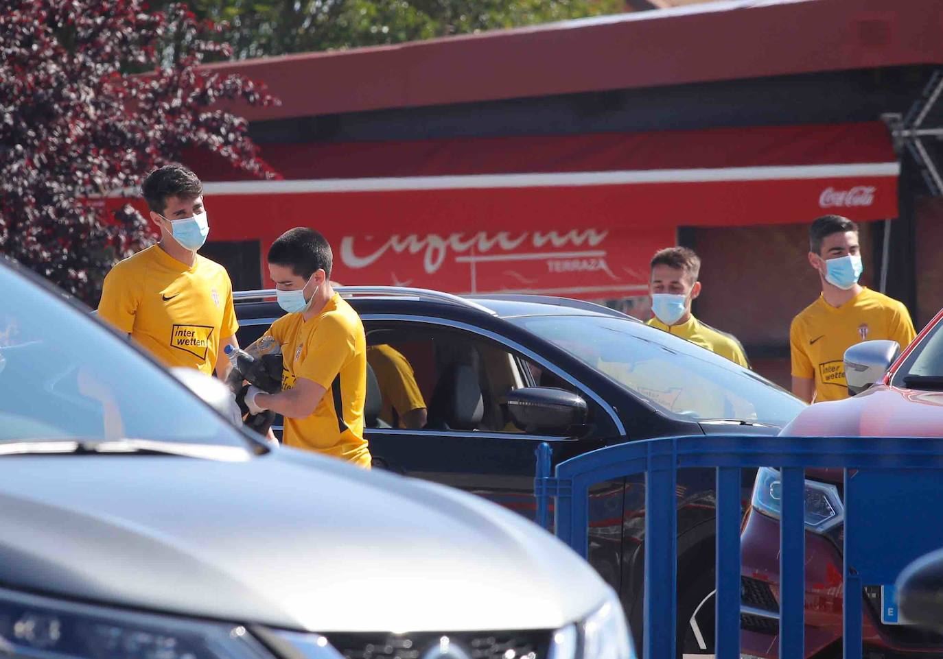 Fotos: Entrenamiento del Sporting (25-05-2020)