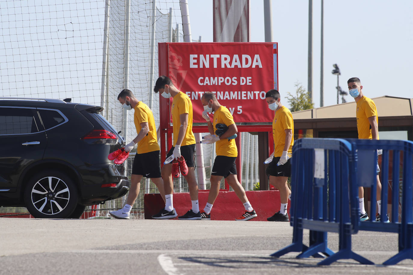 Los jugadores del Sporting supera una nueva ronda de exámenes médicos para pasar a la siguiente fase