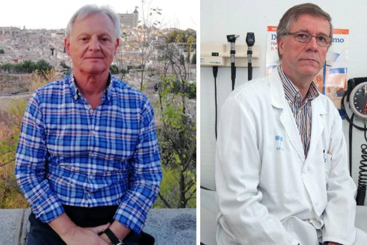 De izquierda a derecha, Manuel Martínez Muñiz, jefe del servicio de Neumología del Hospital San Agustín de Avilés y José Manuel Iglesias, responsable de la Unidad de Deshabituación Tabáquica el área IV (Oviedo).