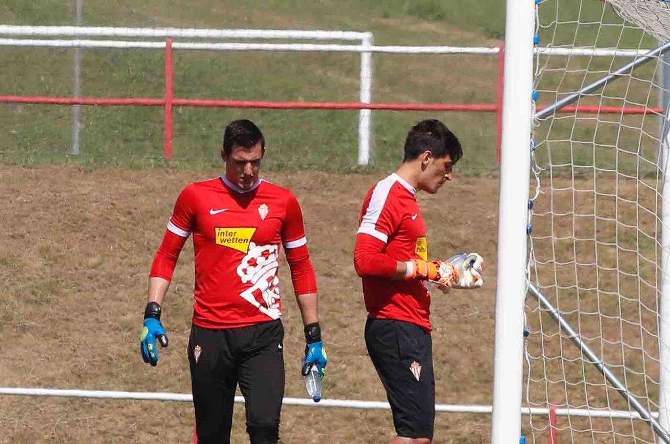 Fotos: Entrenamiento del Sporting (30-05-2020)