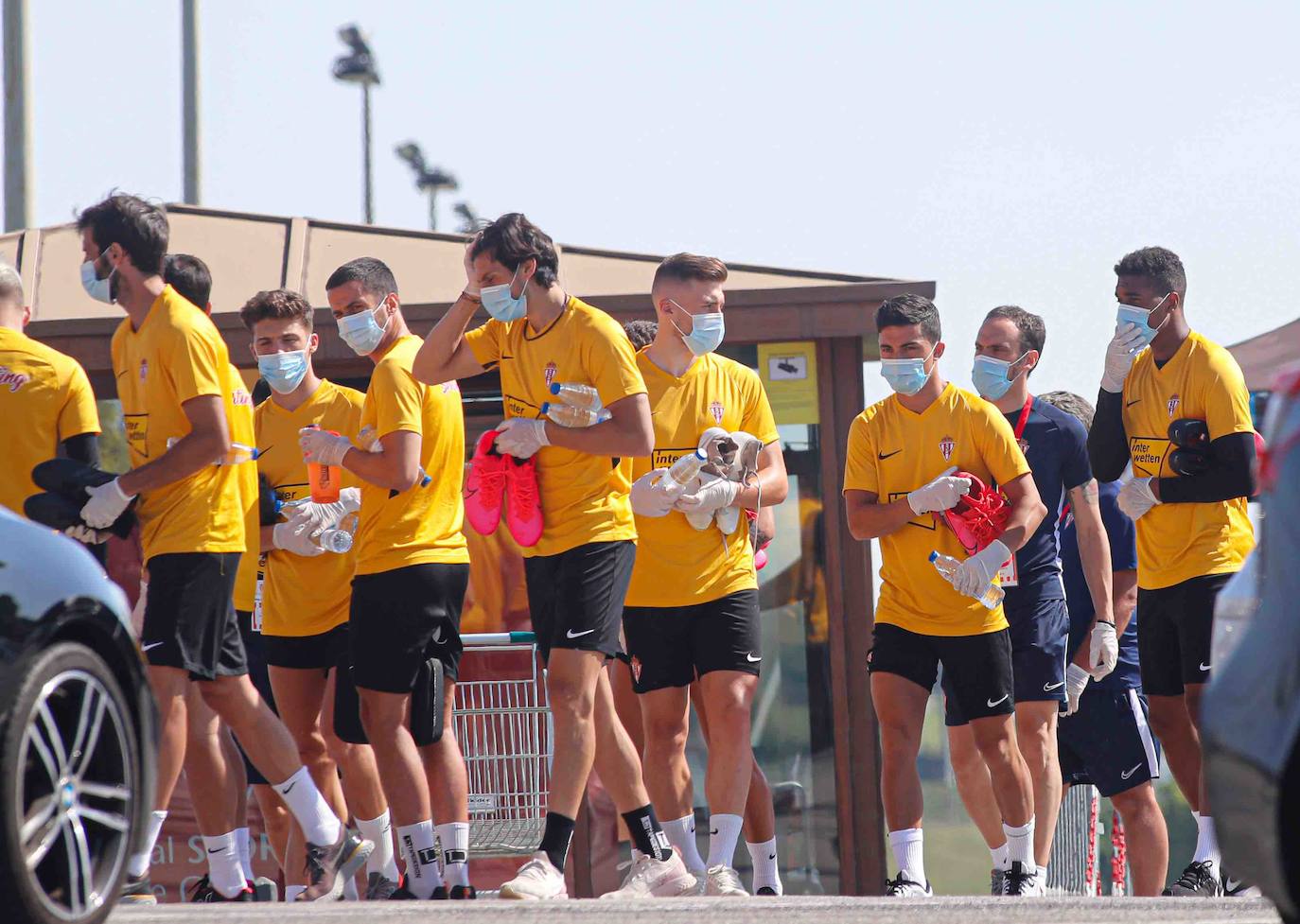 Fotos: Entrenamiento del Sporting (30-05-2020)