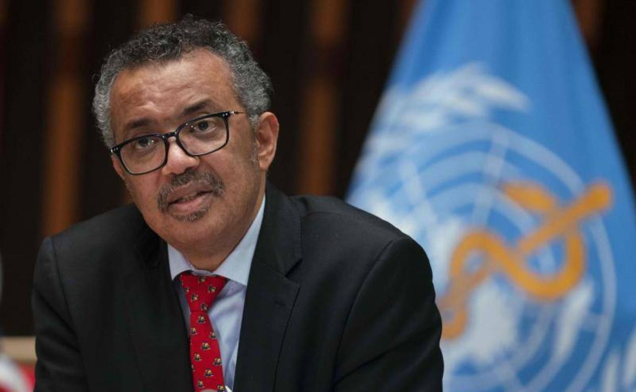 El director general de la OMS, Tedros Adhanom Ghebreyesus. 