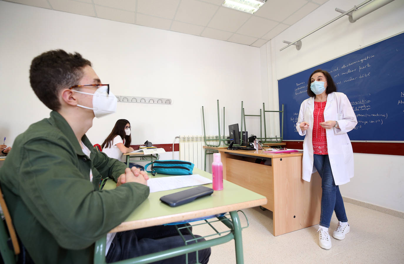 Los centros de secundaria de Oviedo hoy han abierto sus puertas