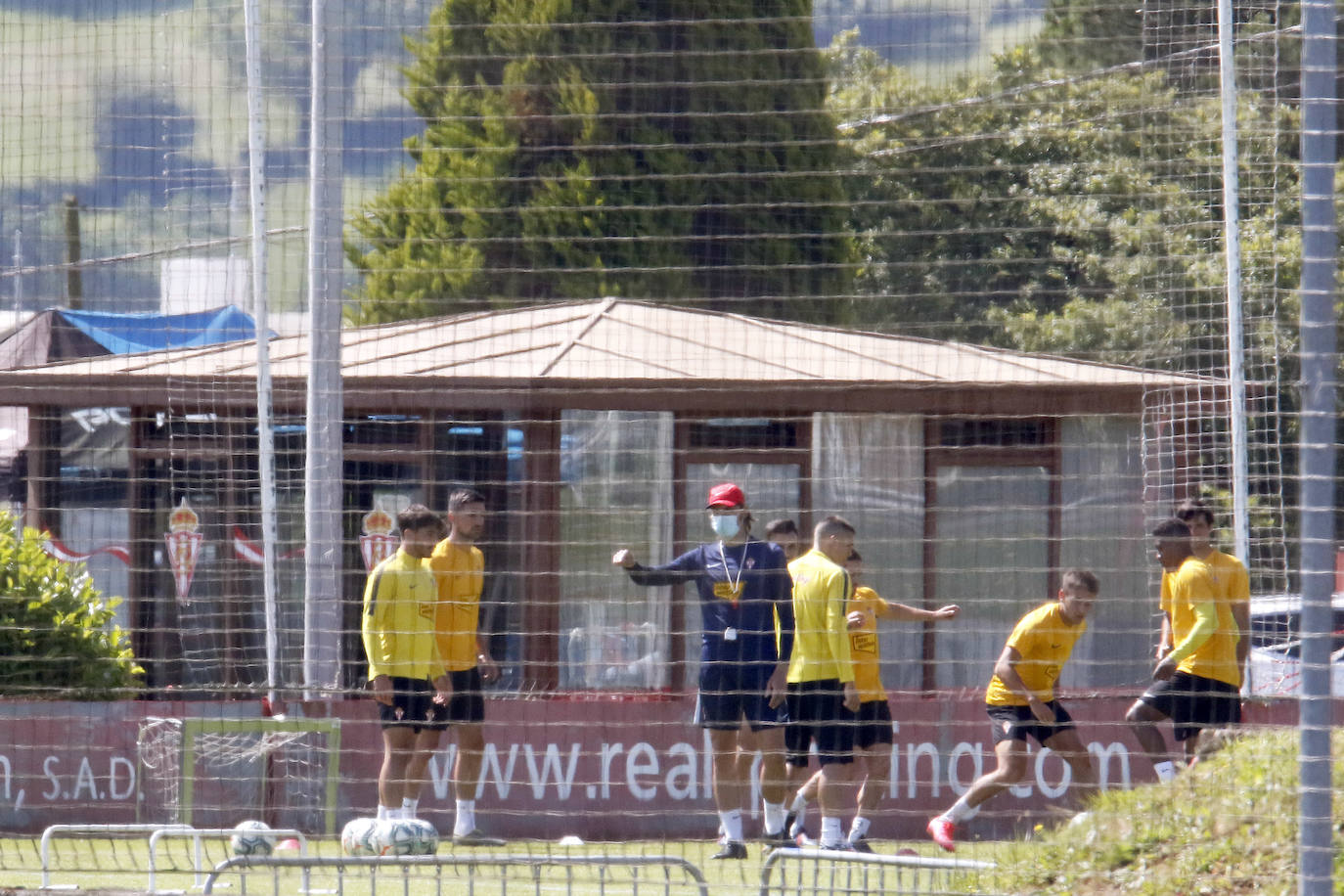 Los rojiblancos ya preparan su próximo partido ante el Depor