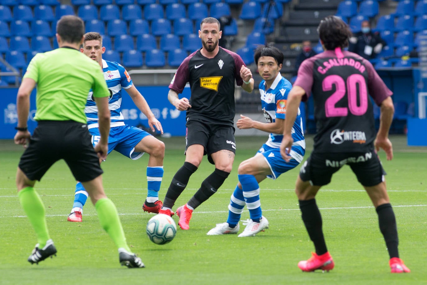 Fotos: Dépor-Sporting, en imágenes