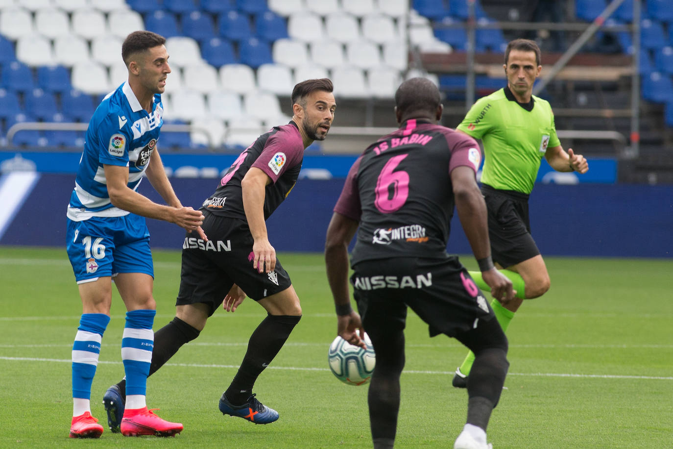 Fotos: Dépor-Sporting, en imágenes