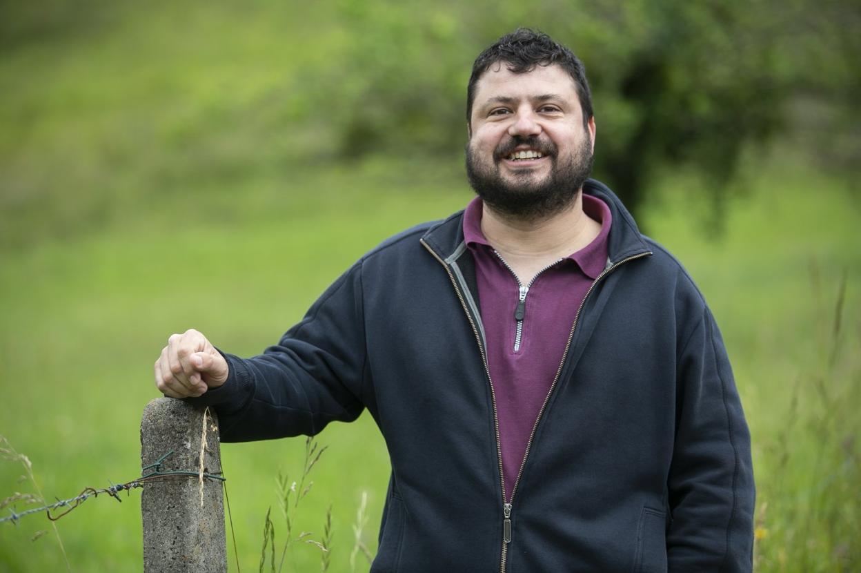 Aitor García Corte, que acaba de dimitir como presidente de la Mancomunidad Comarca de la Sidra. 