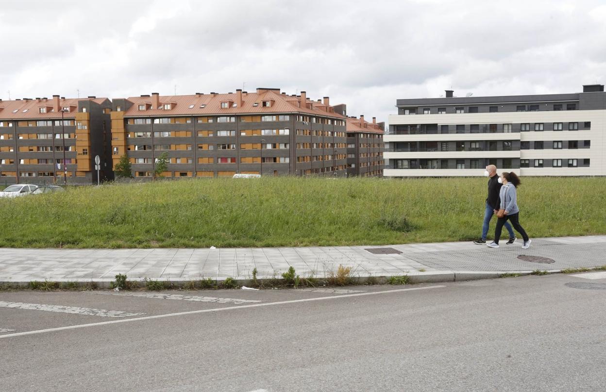 El terreno de la calle Alicia Concepción donde estará el ambulatorio. 