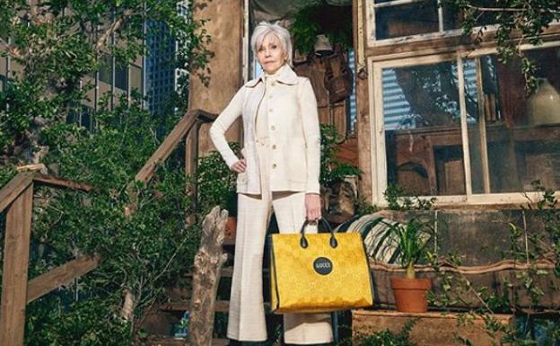 Jane Fonda, nuevo fichaje de Gucci para una colección de moda sostenible