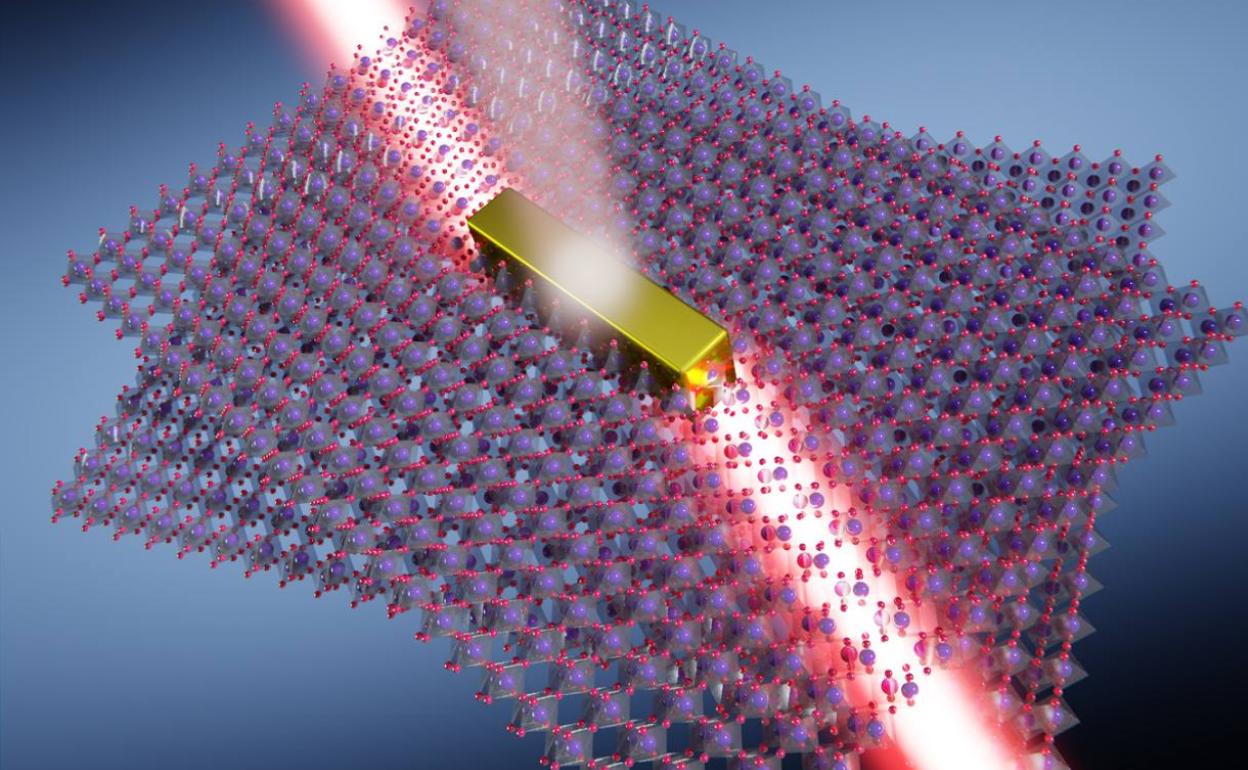 Luz direccional en la nanoescala utilizando dos capas de trióxido de Molibdeno 