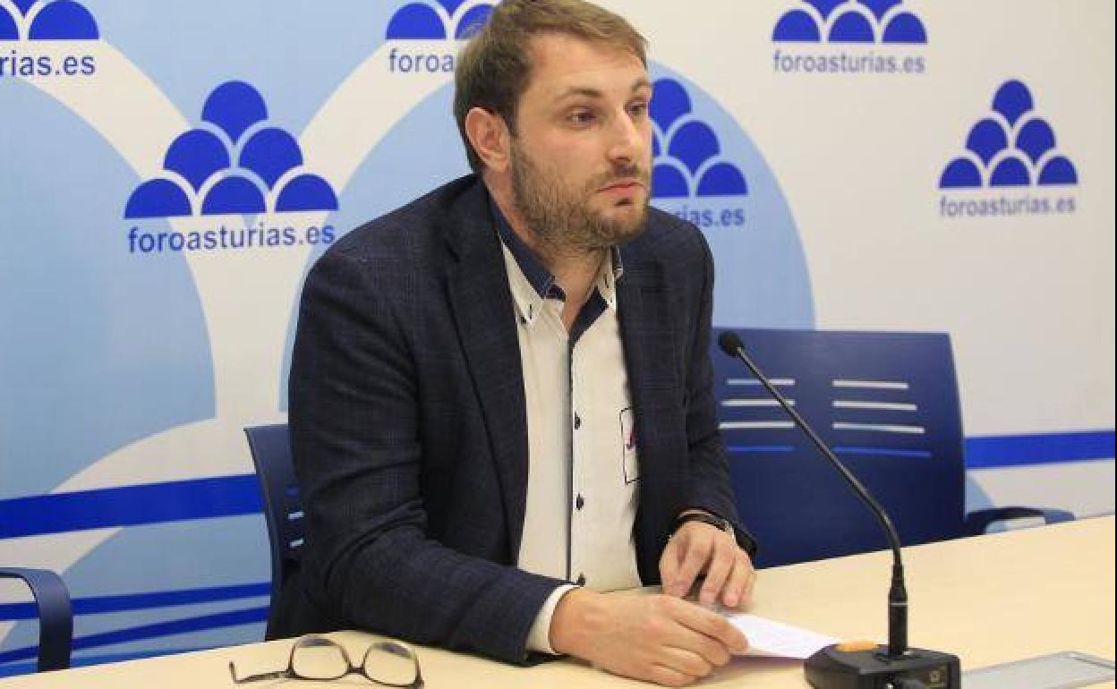 Adrián Pumares, secretario general de Foro Asturias