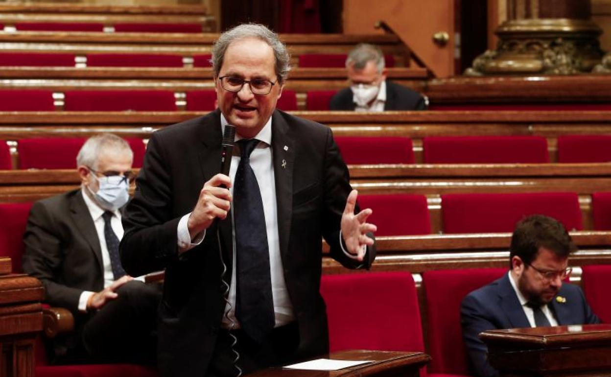 El presidente de la Generalitat, Quim Torra, en una imagen de archivo.